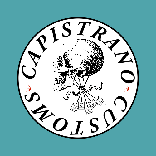 Capistrano Customs skull logo